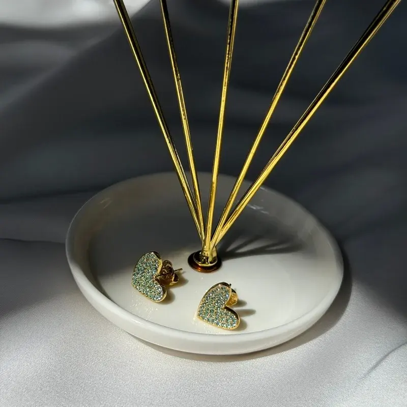 Pavé Corazón — Corazón con pavé de circonitas.